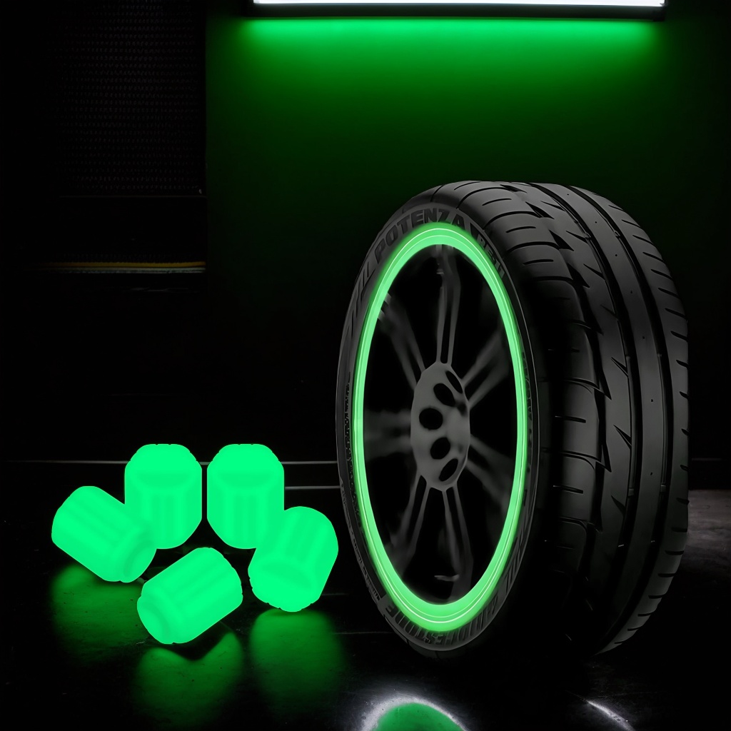 Luminous Tire Valve Caps: Deco - Scooter Tire review and price