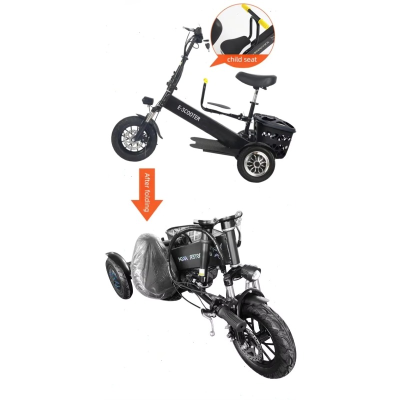 【2026】3 Wheel 2 Seats Folding  - Scooter Tire review and price